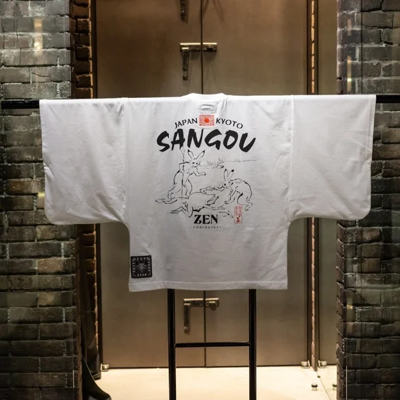 Haori Sangou Kimono Tee - Picture 2 of 11